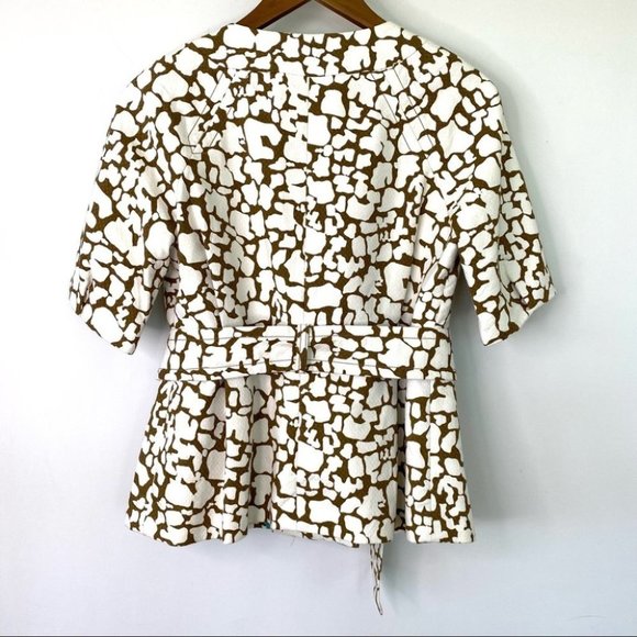 J. Crew Brown and White Patterned Blazer - Picture 5 of 9